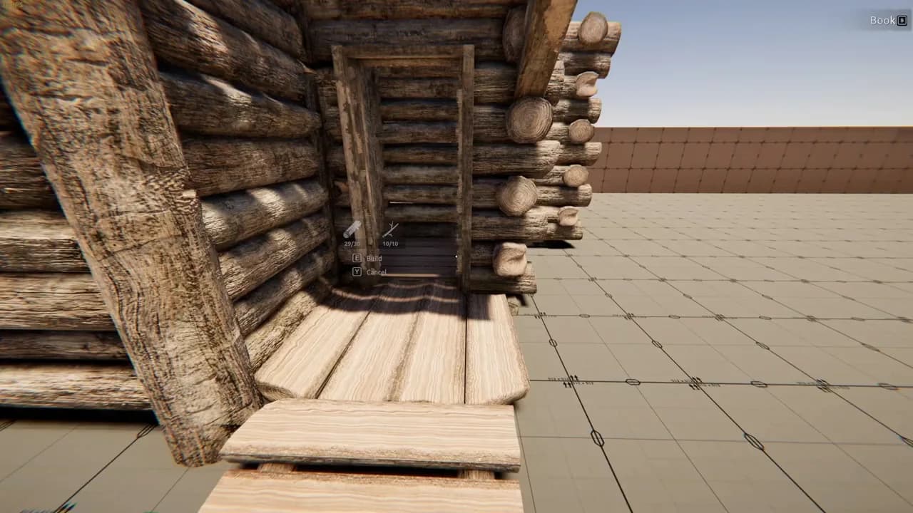 Survival Game Building Mechanics, primary view